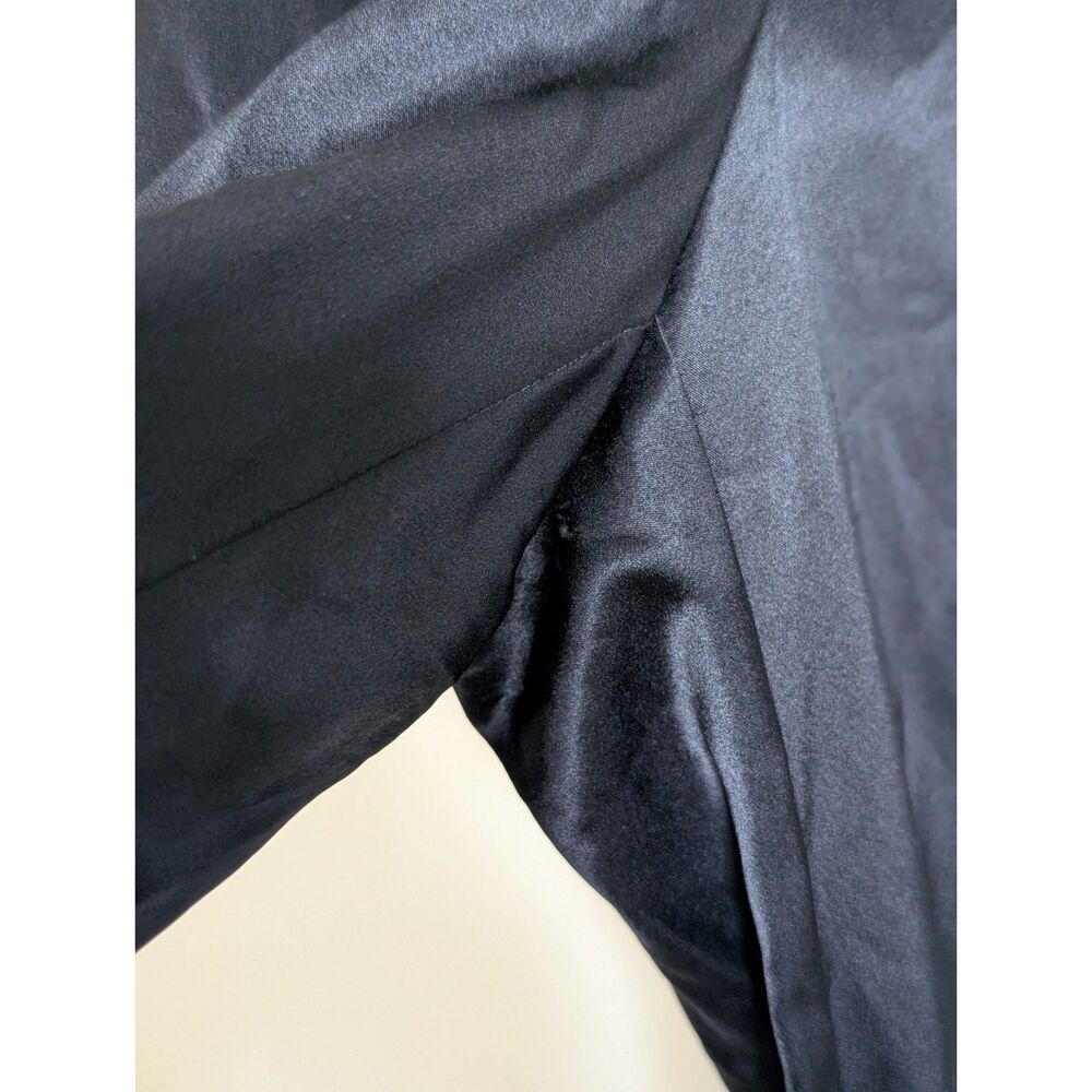 Eileen Fisher Paperbag Waist Wide Leg Ankle Pants Black Small Quiet Luxury - Picture 7 of 7